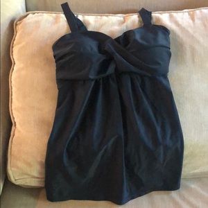 black tankini Top medium